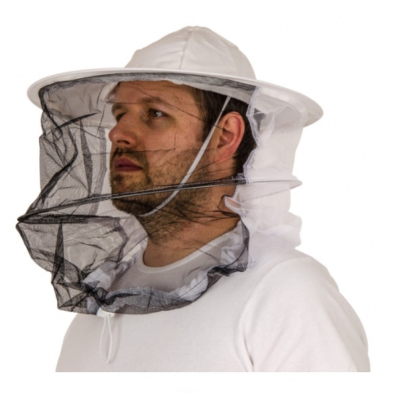 Včelařský klobouk - bíločerná síťka